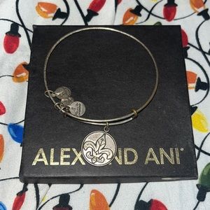 Fleur de lis Alex and Ani Bracelet
